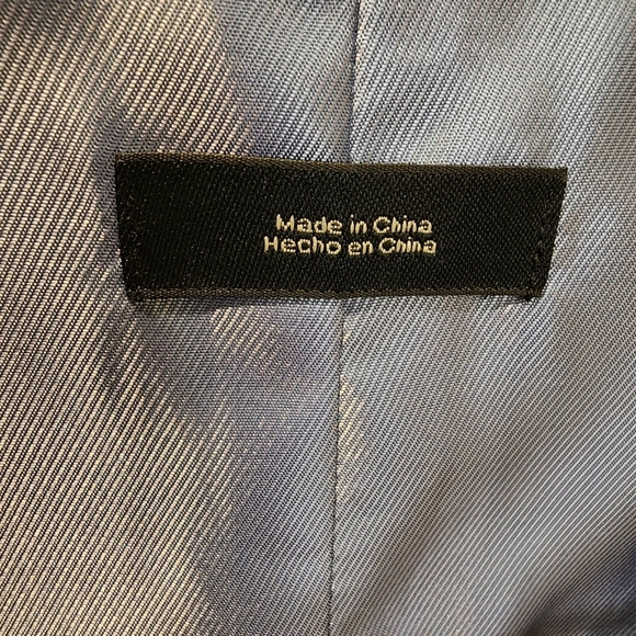 J. Ferrar Modern Fit Gray Stripes Vest size S - Picture 4 of 10